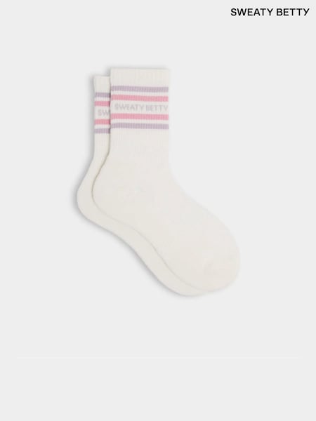Pink - Sweaty Betty Varsity Slogan Socks