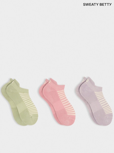 Purple - Sweaty Betty Workout Trainer Socks 3 Pack