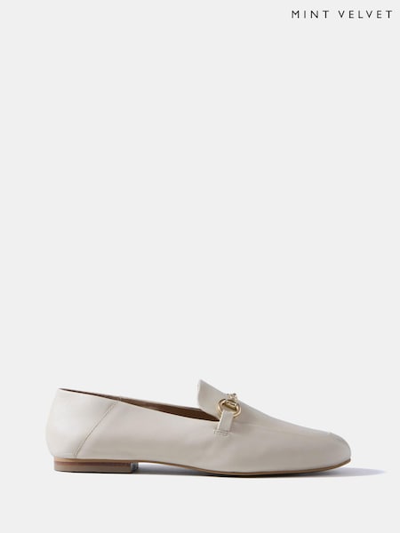 Kremowy - Mint Velvet Camille Loafers