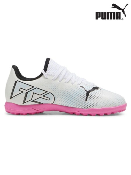 Puma White Jr Future 7 Play TT Football Boots (881330) | €13