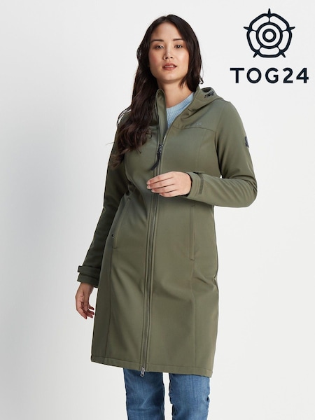 Verde - Tog 24 Marina Extra Long Softshell Jachetă (881493) | 484 LEI