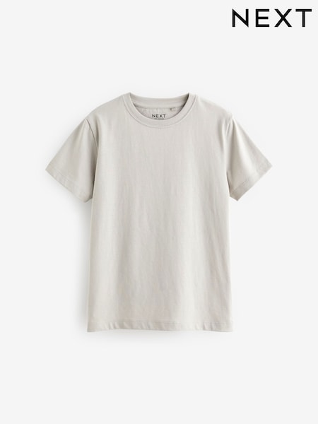 Grey Pale Regular Fit Short Sleeve T-Shirt (3-16yrs) (881538) | 1 QAR - 3 QAR