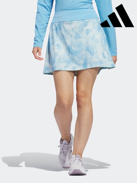 adidas Golf Womens Bright Blue Ultimate 365 Printed Skirt (882146) | €27