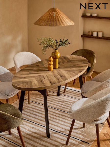 Dark Bronx 6 Seater Dining Table (882207) | €490