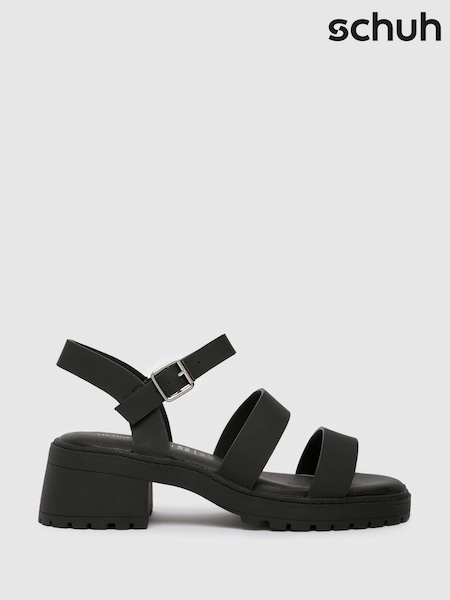 Negru - Sandale cu toc Schuh Taffy (883065) | 208 LEI