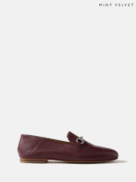 Red - Mint Velvet Camille Loafers