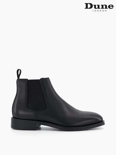 Черный/хромированный - Dune London Masons Sole Chelsea Boots (883376) | €92