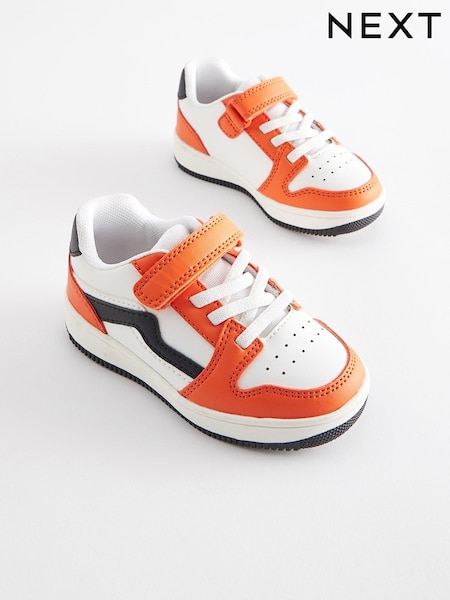 Orange Touch Fastening Elastic Lace Trainers (883577) | AED43 - AED48