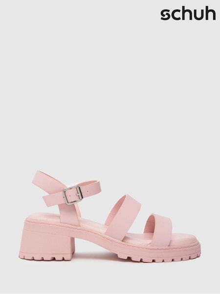 Roz - Sandale cu toc Schuh Taffy (883619) | 208 LEI