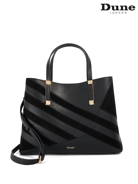 Black - Dune London Dorry Tote Bag