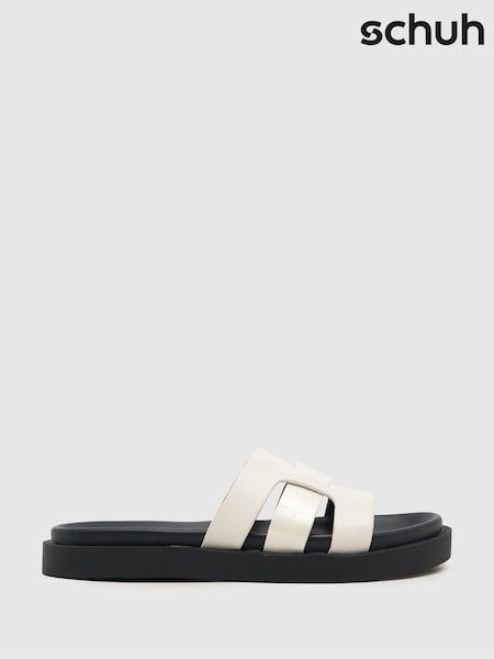 Schuh Timmy Croc Effect Footbed Sandals (883882) | AED93