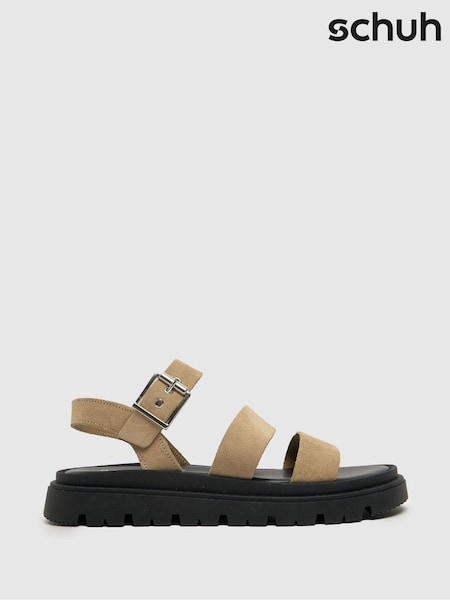 Schuh Tina Chunky Leather Sandals (883966) | AED140