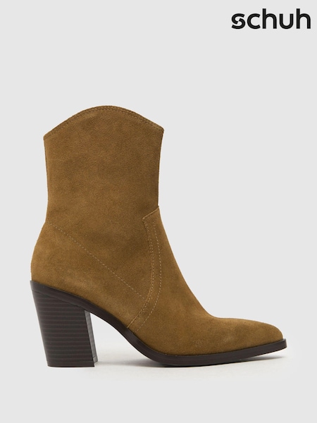 Schuh Angelo Suede Western Boots (884071) | AED204