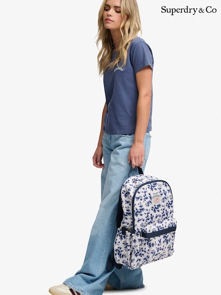 蓝色 - Superdry Heritage Aop Backpack