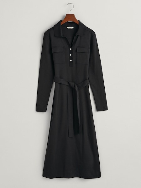 GANT Polo Jersey Black Dress (884399) | €107