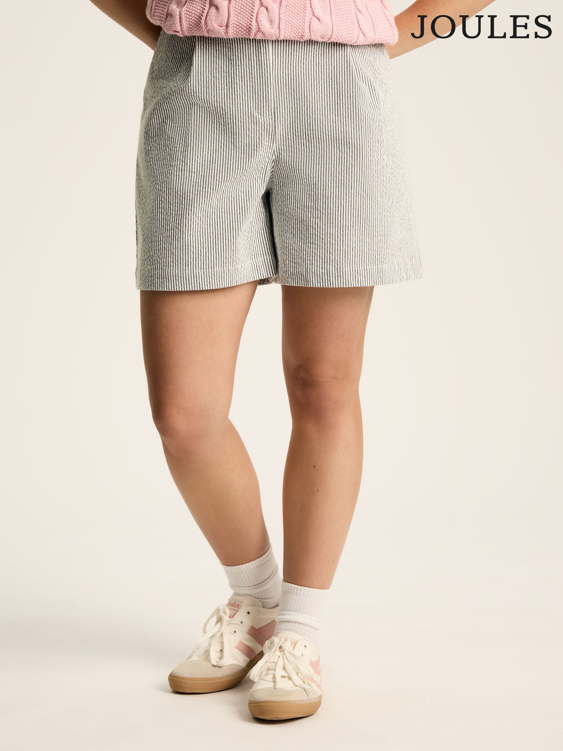Joules white shorts clearance