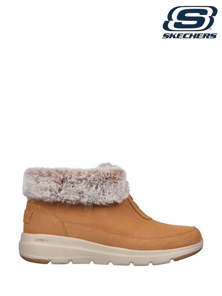 טבעי - Skechers Glacial Ultra Sweet Vibes Boots (884668) | ‏397‏₪