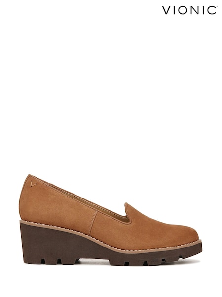 Maro - Vionic Willa Suede Leather Slip-ons Pantofi cu platformă (884733) | 730 LEI