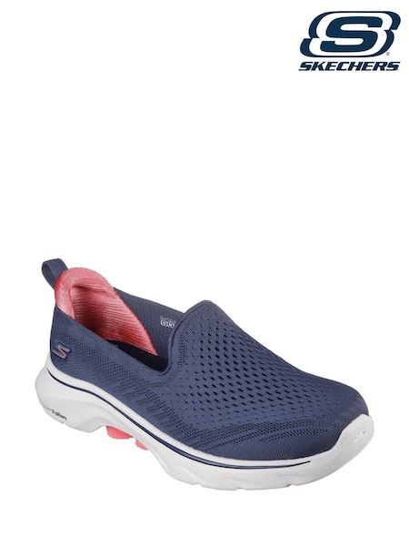 Skechers Blue Womens Go Walk 7 Vina Trainers (884938) | €50