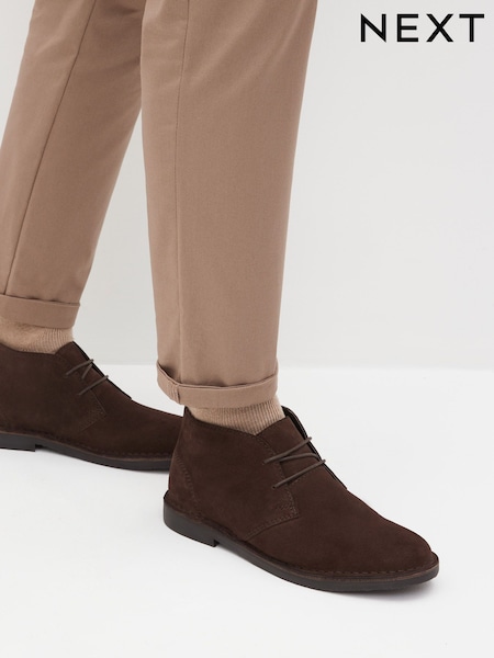 Brown Suede Desert Boots (885028) | AED113