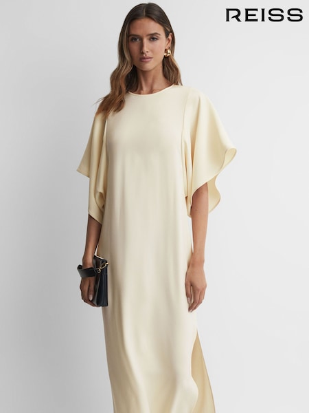 Reiss Louise Cape-Sleeve Midi Dress (885296) | 2,211 LEI