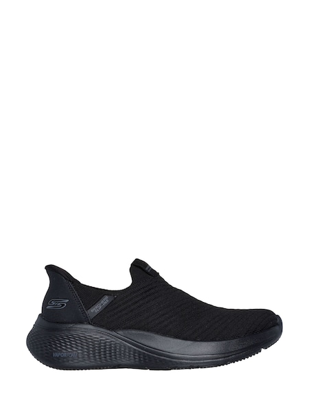 Skechers Black Bobs Infinity Daily Vision Slip In Trainers (885655) | AED215