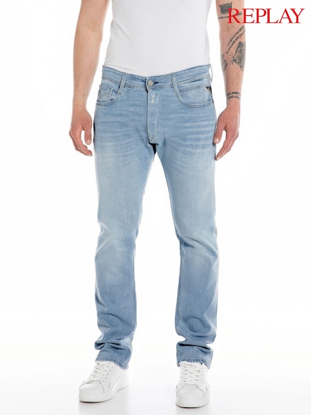 Світло-блакитний - Replay Rocco Relaxed Straight Fit Jeans (885830) | 8 010 грн - 8 411 грн