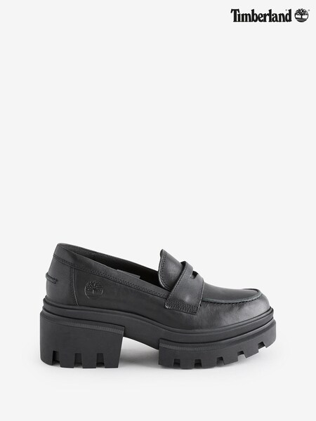 Timberland Everleigh Ox Black Loafers (887270) | 522 LEI