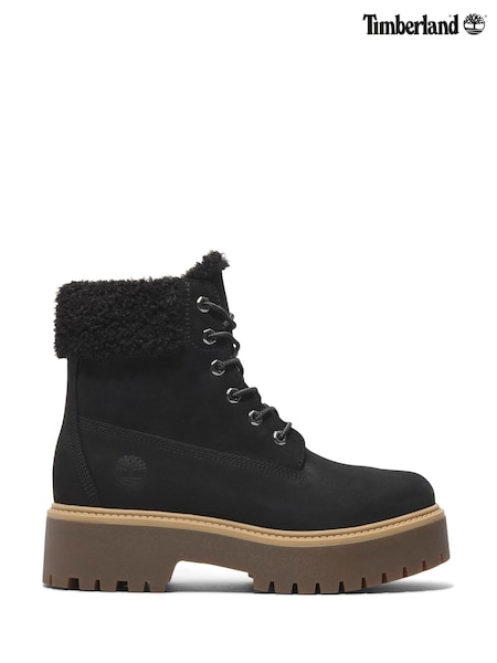 Timberland Warm Lined Stone Street 6 Inch Black Boots (887386) | € 171