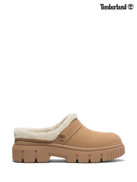 Timberland Warm Lined Greyfield Brown Clogs (887397) | AED291