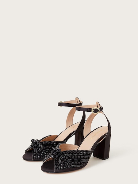 Monsoon Pearl Block Heeled Sandals (887601) | ‏355 د.إ.‏