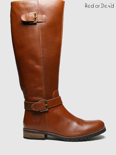 Red Or Dead Rod Radley Leather Hi Leg Boots (887788) | R$ 1,085
