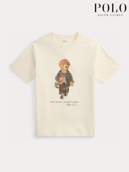 Creme - Polo Ralph Lauren Polo Bear Graphic Jersey T-shirt