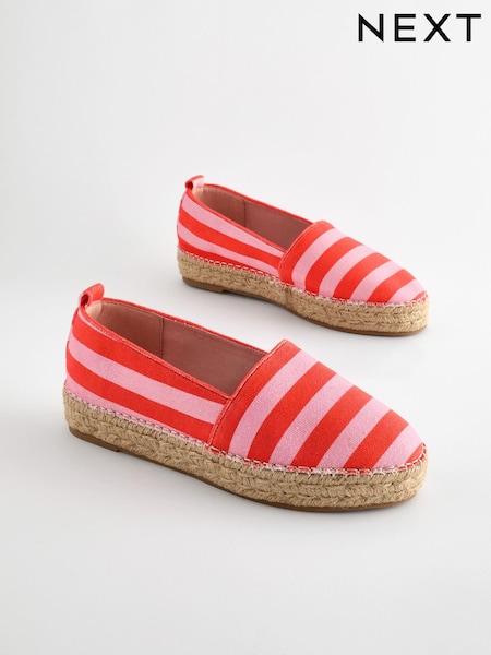 Red/Pink Forever Comfort® Chunky Espadrilles (888460) | €22