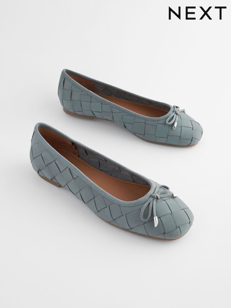 modra - Forever Comfort® Leather Weave Ballerinas (888987) | € 25