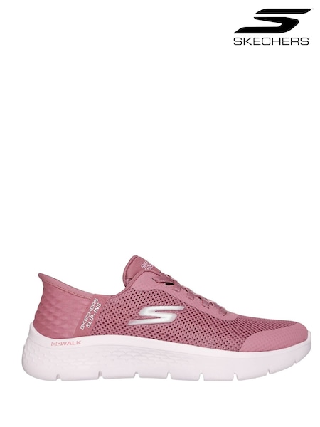 Pink - Skechers Go Walk Flex Grand Entry Shoes