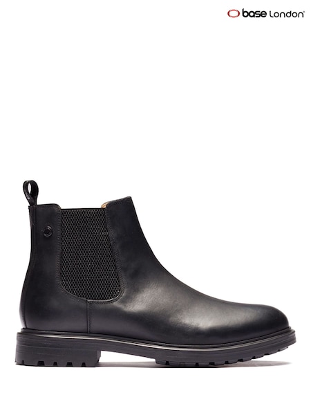 Schwarz - Regular Base London Roebuck Chelsea Leather Boots