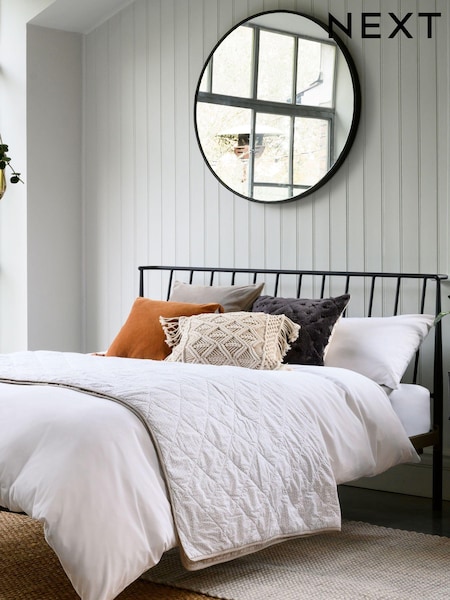 Black Irvine Metal Without Footend Bed Frame (889118) | €205 - €355
