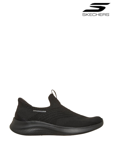 Black - Skechers Ultra Flex 4.0 Pure Dream Trainers