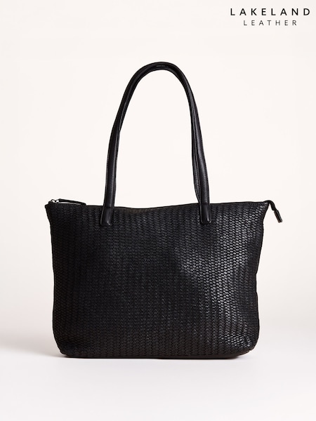 블랙 - Lakeland Leather 웨이 쇼퍼백