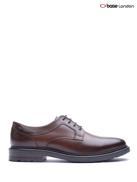 Brun - Regular Base London Carter Lace Up Leather Shoes