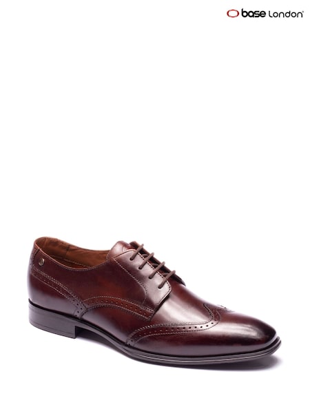 Коричнево-шоколадный - Regular Base London Sloane Brogue Shoes