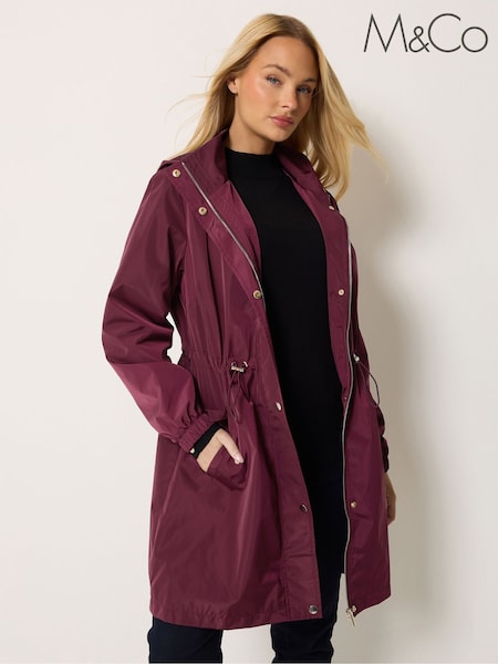 Red - M&co Rain Jacket
