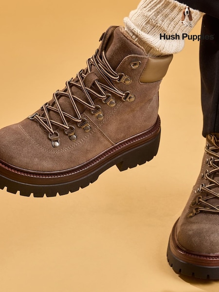 Grey - Hush Puppies Robyn Hiker Boots