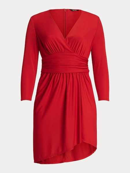 Lauren Ralph Lauren Curve Red Ruthmy Dress (890735) | €79
