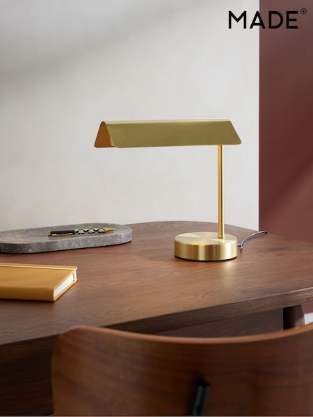 MADE.COM Brass Ellis Table Lamp (890739) | €102