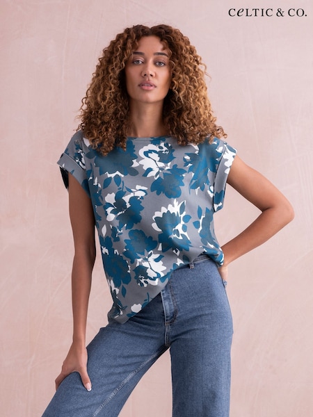 Celtic & Co. Blue Boxy T-Shirt (890855) | €30