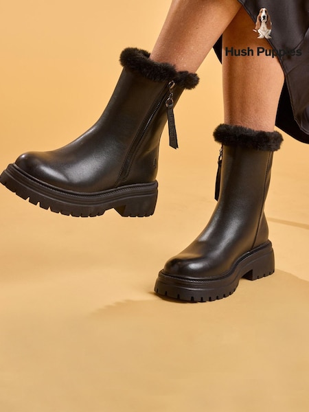 Black - Hush Puppies Rosalind Boots