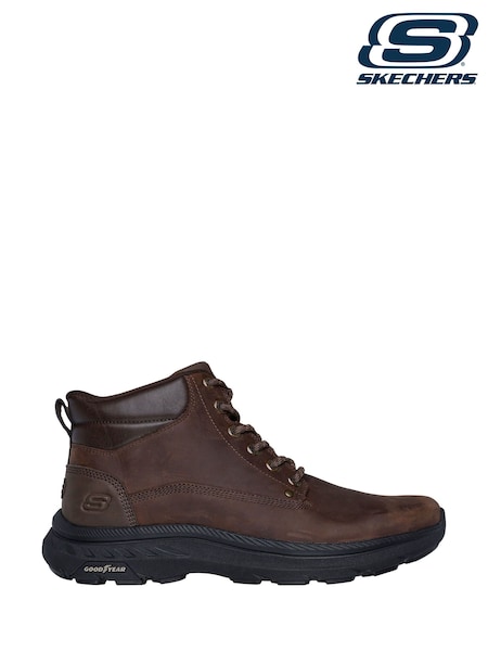 브라운 - Regular Skechers Pollard Waylon Ankle Boots