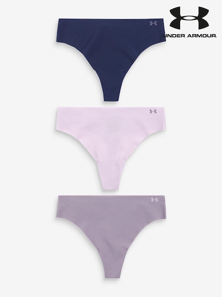 Lila vijolična - Under Armour No Show Pure Stretch Thongs 3 Pack (891335) | € 34